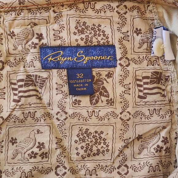 Reyn Spooner Shorts Mens 32 Flat Front Casual Summer Lightweight - Picture 5 of 10